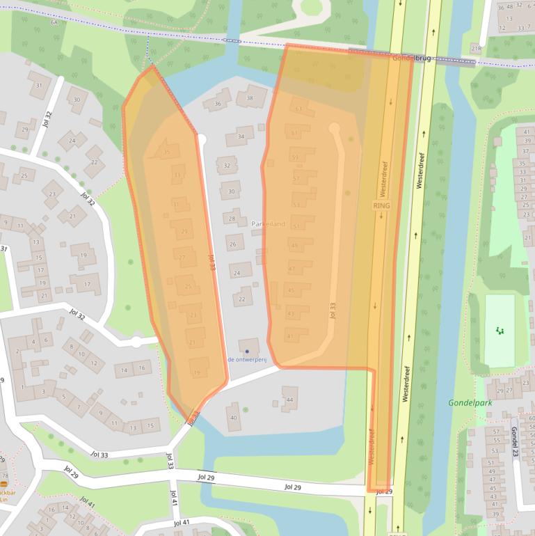 Kaart van postcodegebied 8243HX.