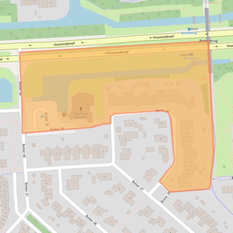 Kaart van postcodegebied 8243KA.