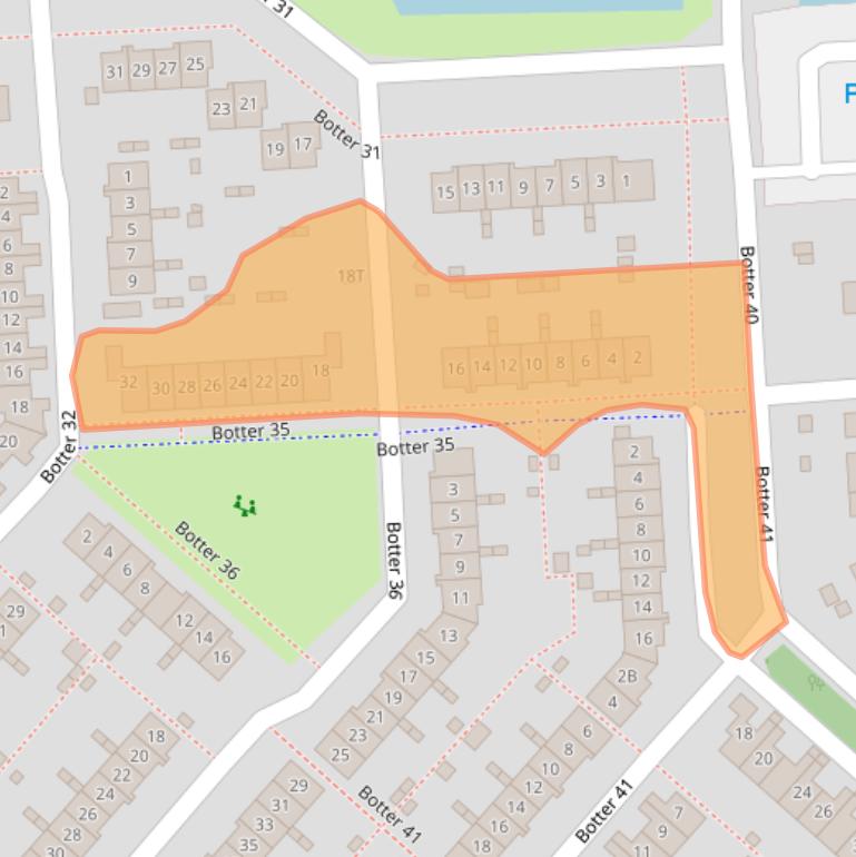 Kaart van postcodegebied 8243KE.