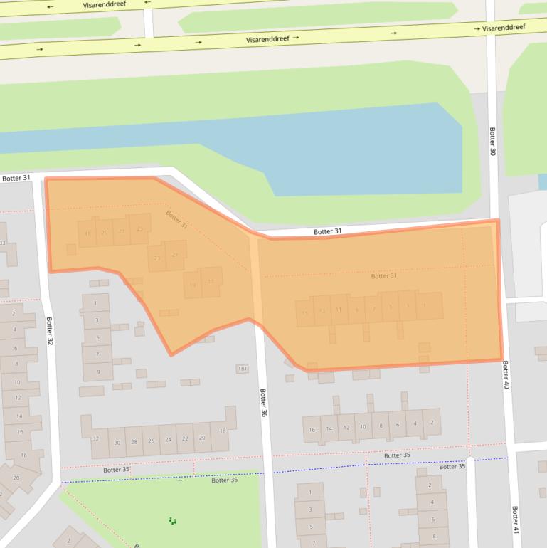 Kaart van postcodegebied 8243KG.