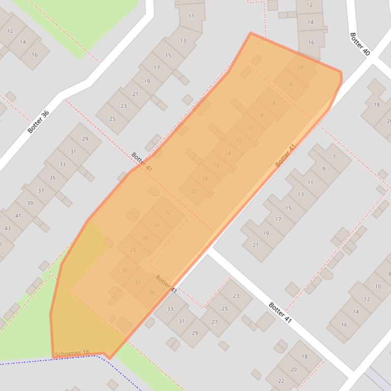 Kaart van postcodegebied 8243KX.