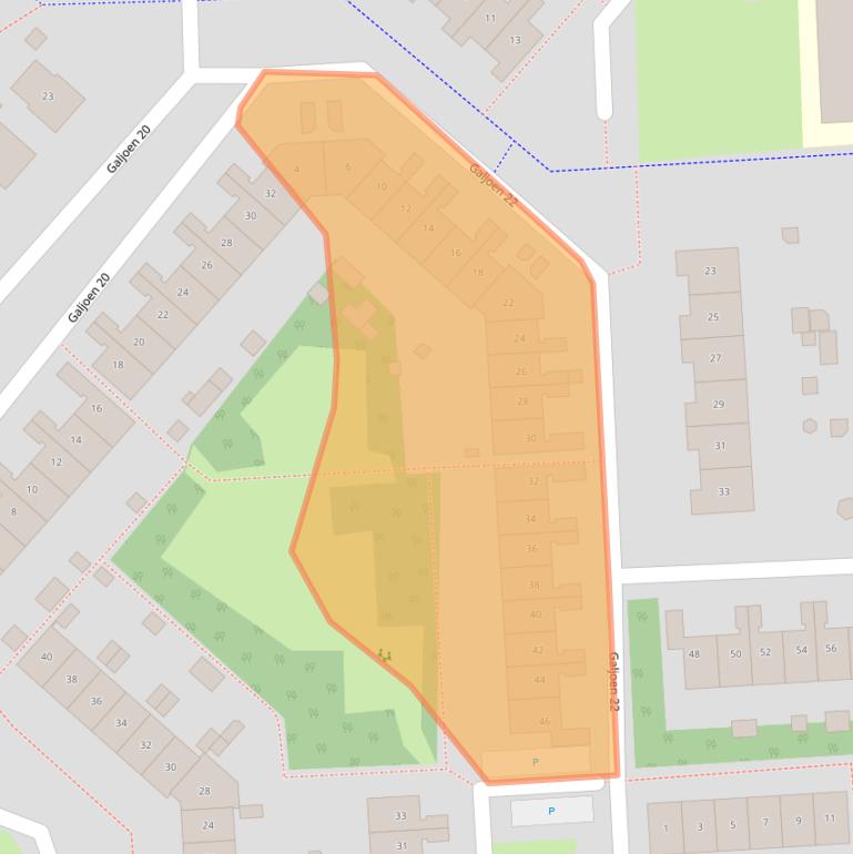 Kaart van postcodegebied 8243MA.