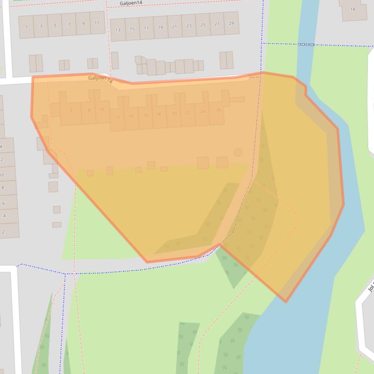 Kaart van postcodegebied 8243MD.
