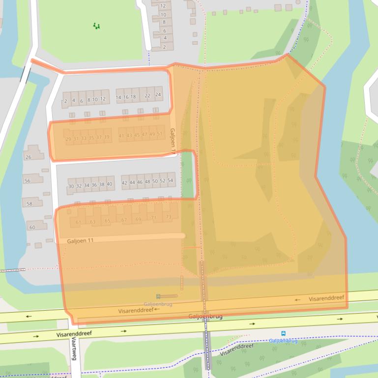 Kaart van postcodegebied 8243MK.