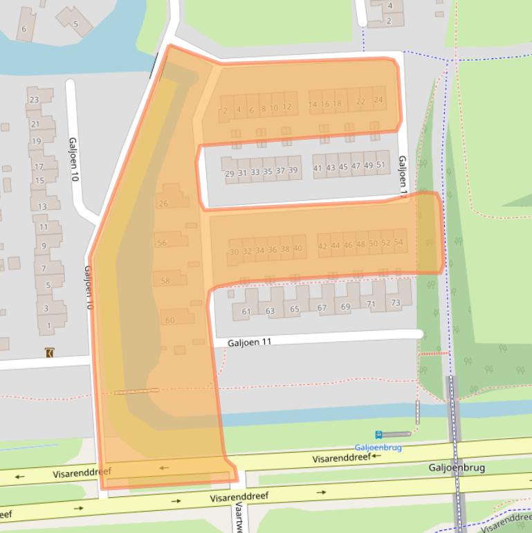 Kaart van postcodegebied 8243ML.