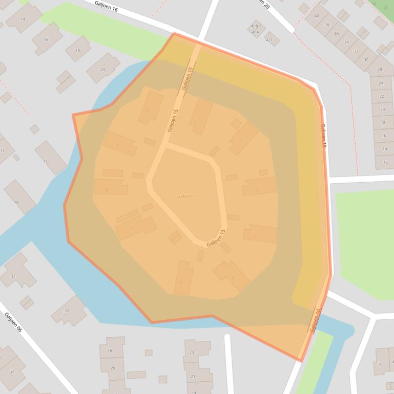Kaart van postcodegebied 8243MZ.
