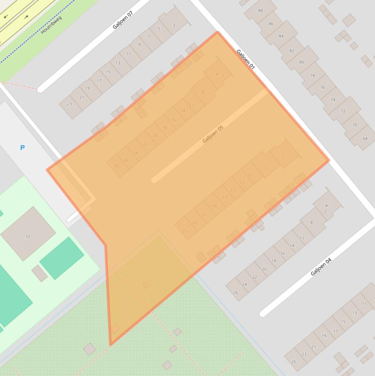 Kaart van postcodegebied 8243ND.