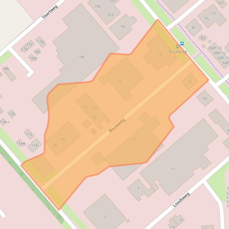 Kaart van postcodegebied 8243PJ.