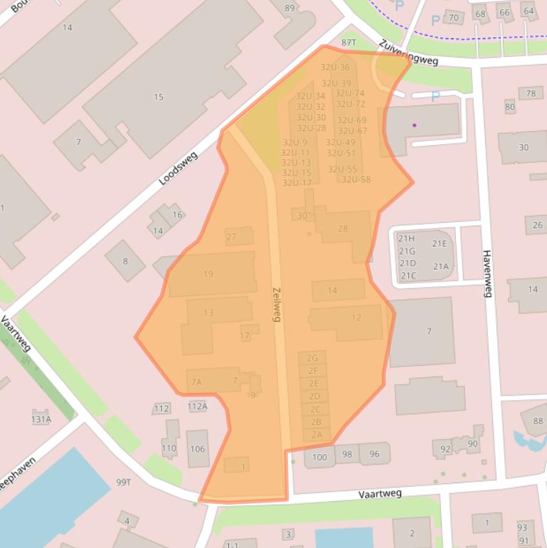 Kaart van postcodegebied 8243PK.