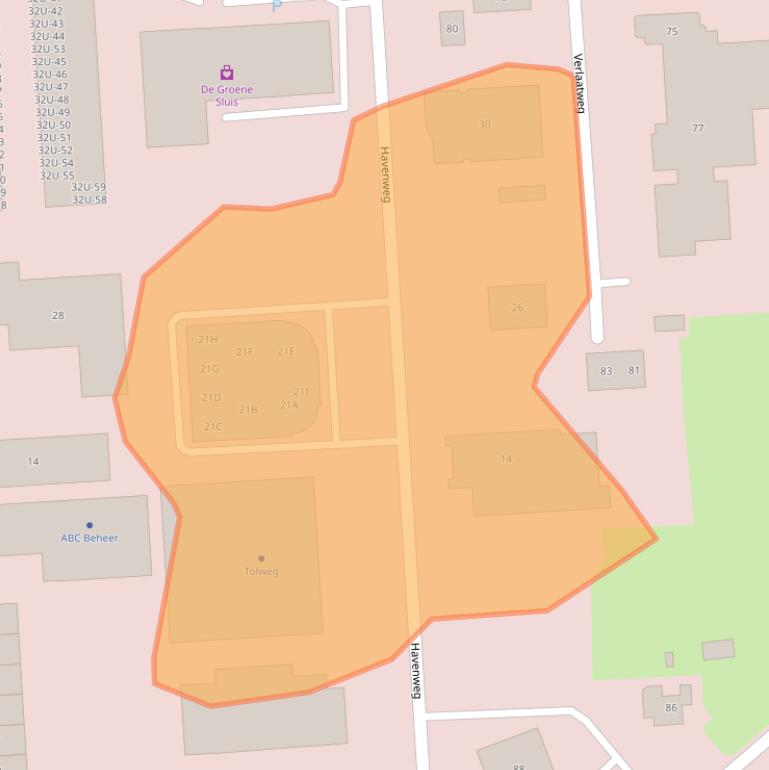 Kaart van postcodegebied 8243PL.