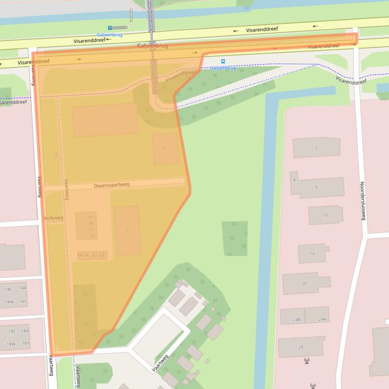 Kaart van postcodegebied 8243RZ.