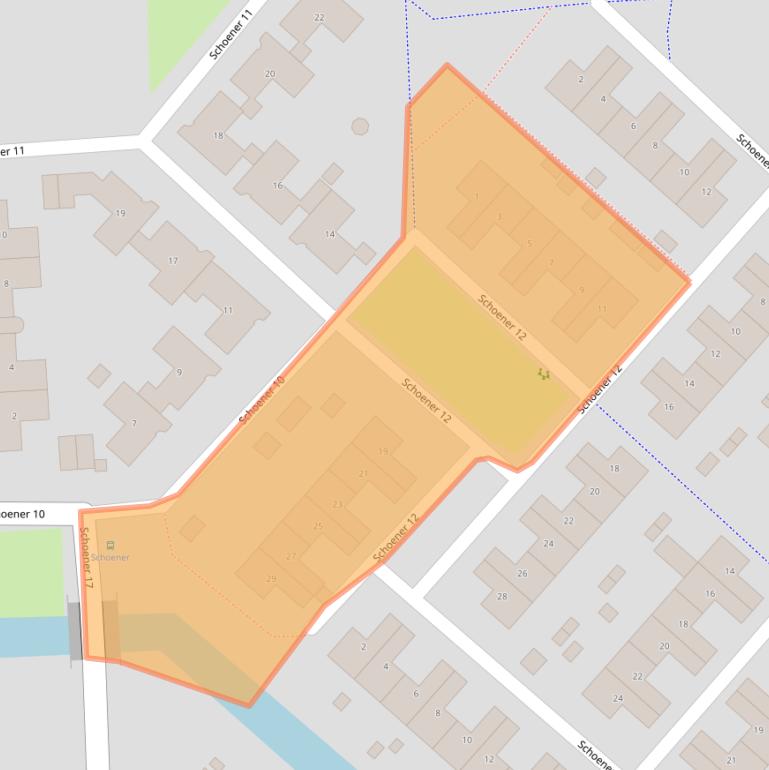 Kaart van postcodegebied 8243TD.