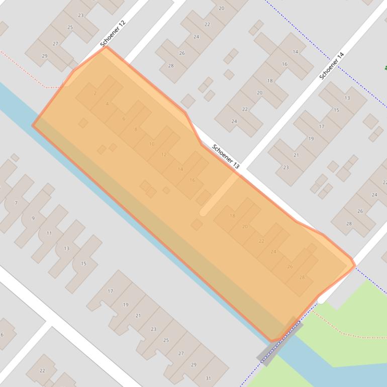 Kaart van postcodegebied 8243TG.