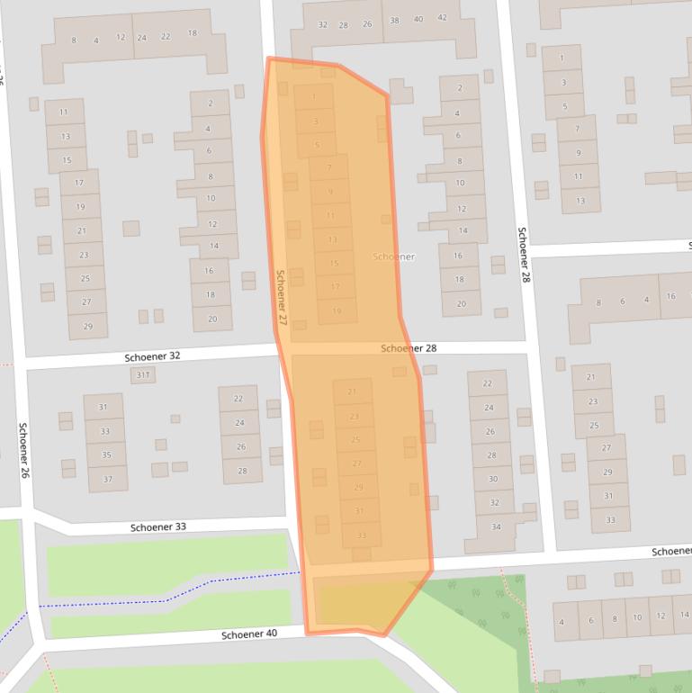 Kaart van postcodegebied 8243VN.