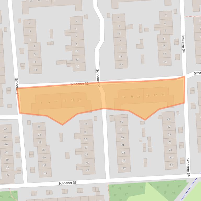 Kaart van postcodegebied 8243WD.