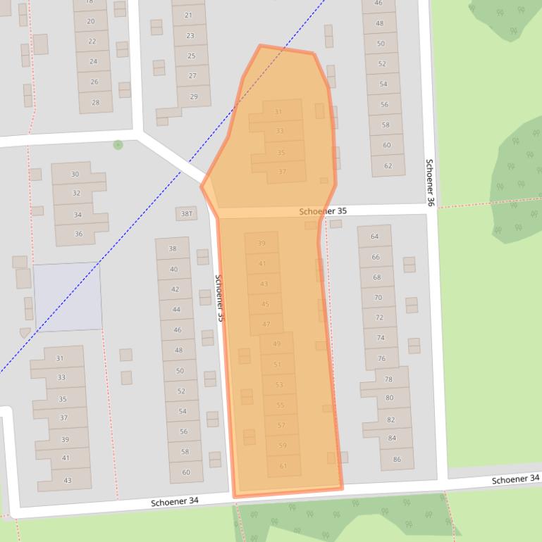 Kaart van postcodegebied 8243WL.