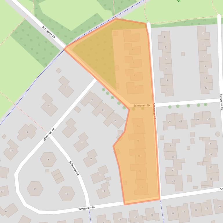 Kaart van postcodegebied 8243XE.