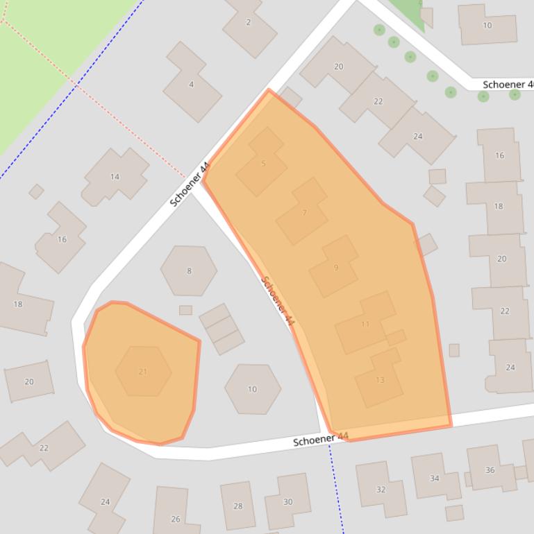 Kaart van postcodegebied 8243XJ.