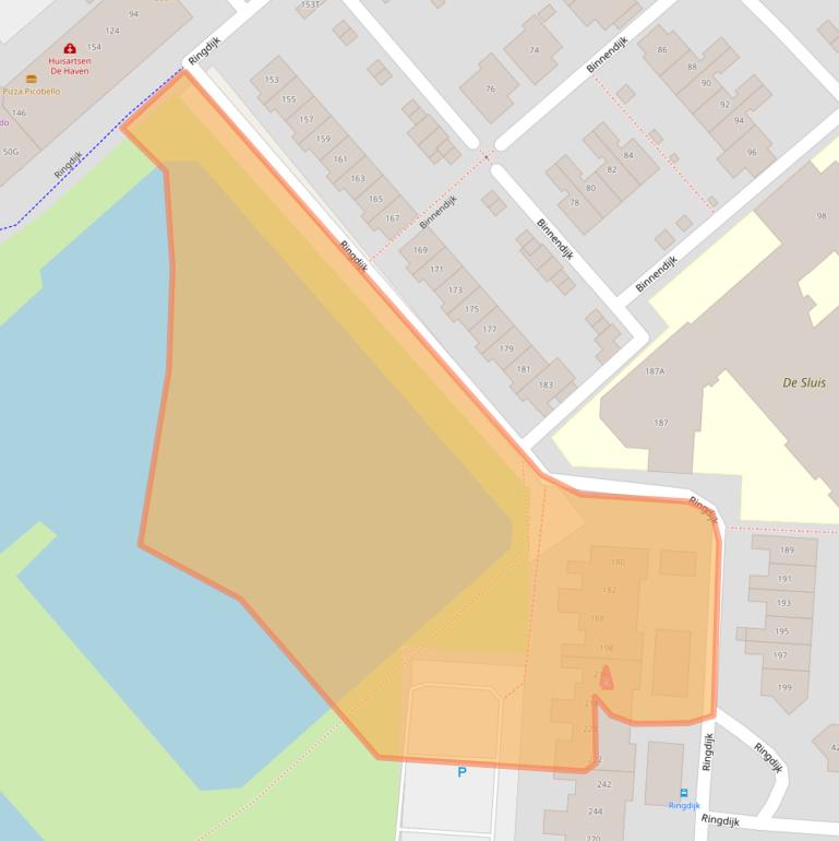 Kaart van postcodegebied 8244BN.