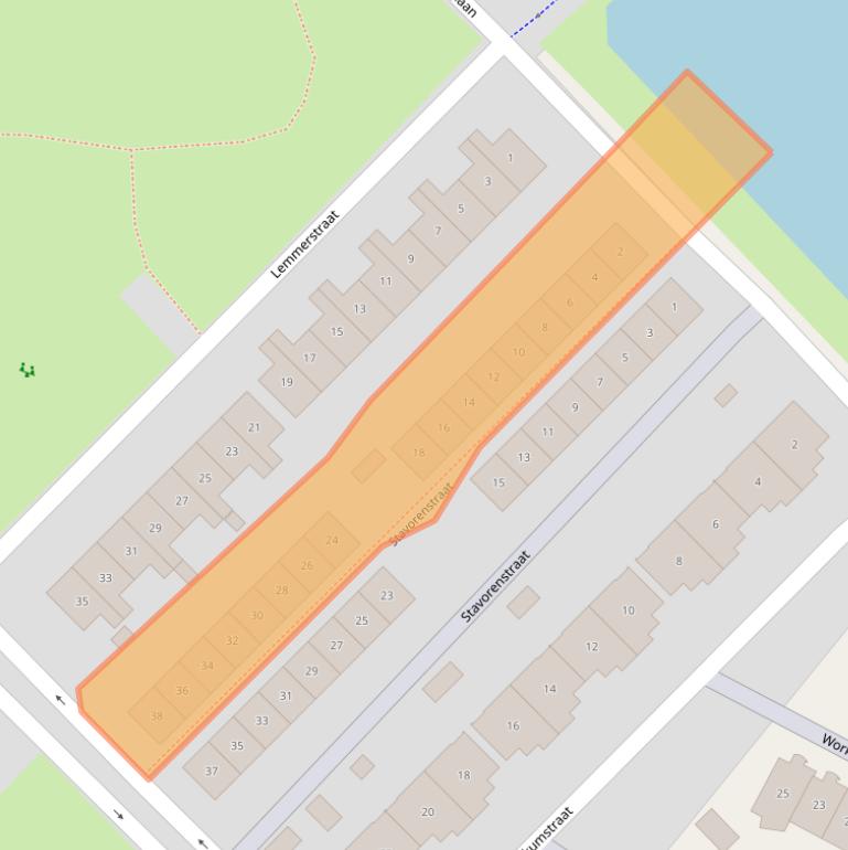 Kaart van postcodegebied 8244DM.