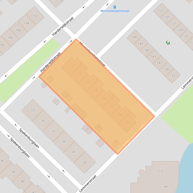 Kaart van postcodegebied 8244DV.