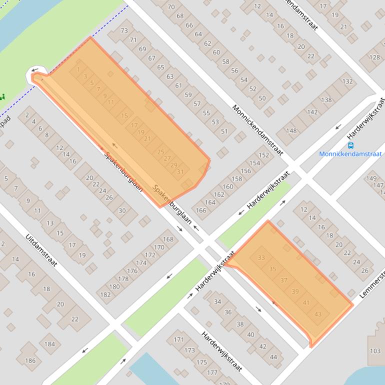 Kaart van postcodegebied 8244DW.