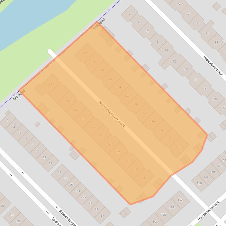 Kaart van postcodegebied 8244EE.