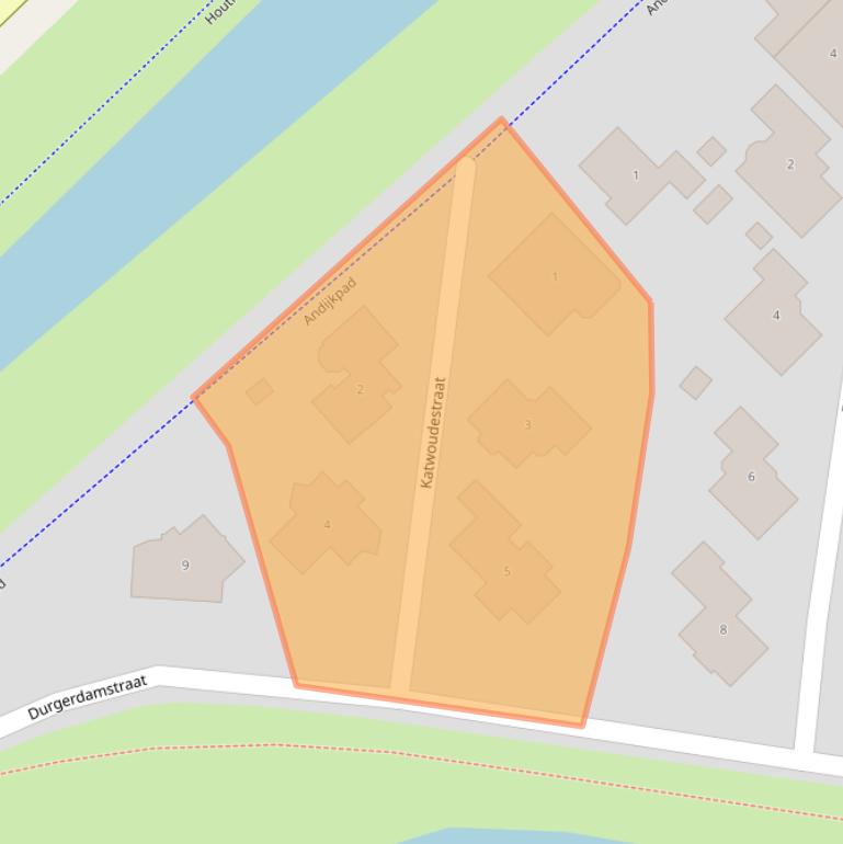 Kaart van postcodegebied 8244EM.