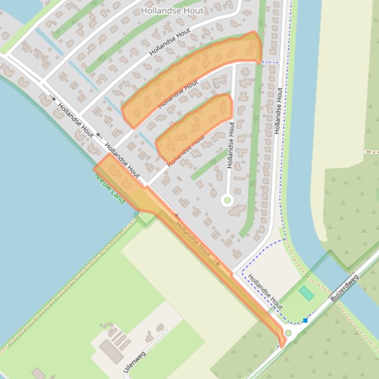 Kaart van postcodegebied 8244GB.