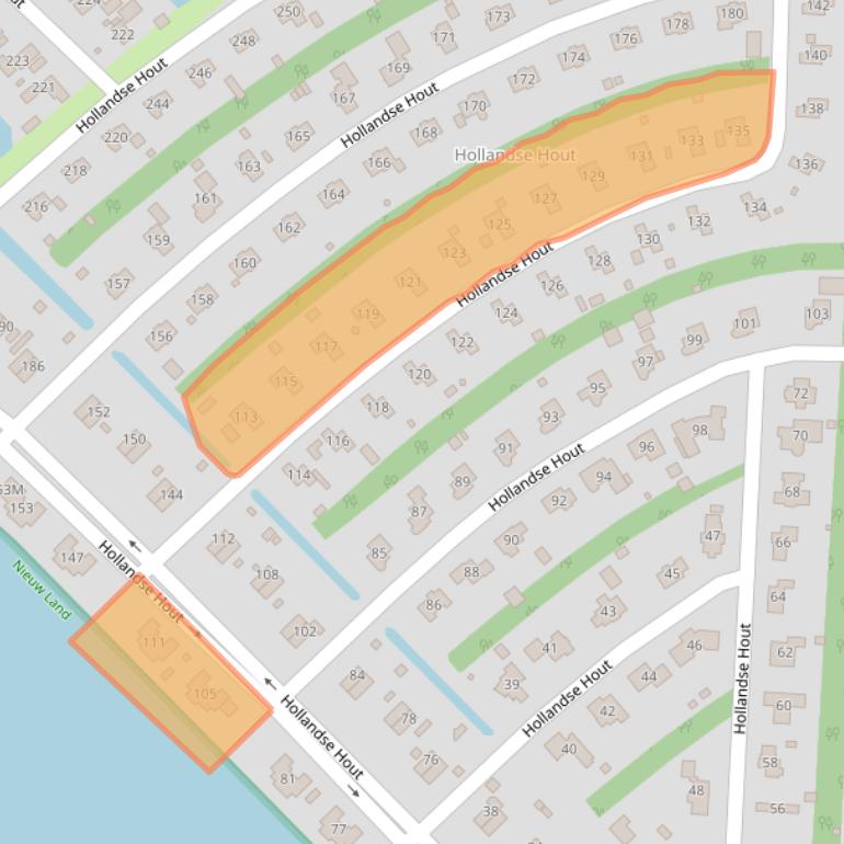 Kaart van postcodegebied 8244GD.
