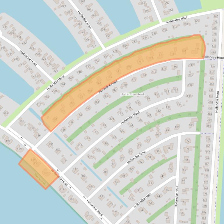 Kaart van postcodegebied 8244GG.