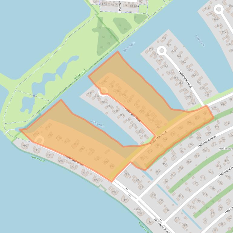 Kaart van postcodegebied 8244GK.