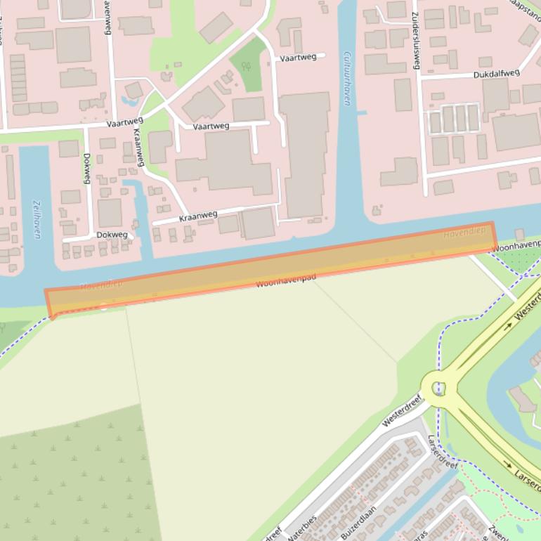 Kaart van postcodegebied 8245AC.