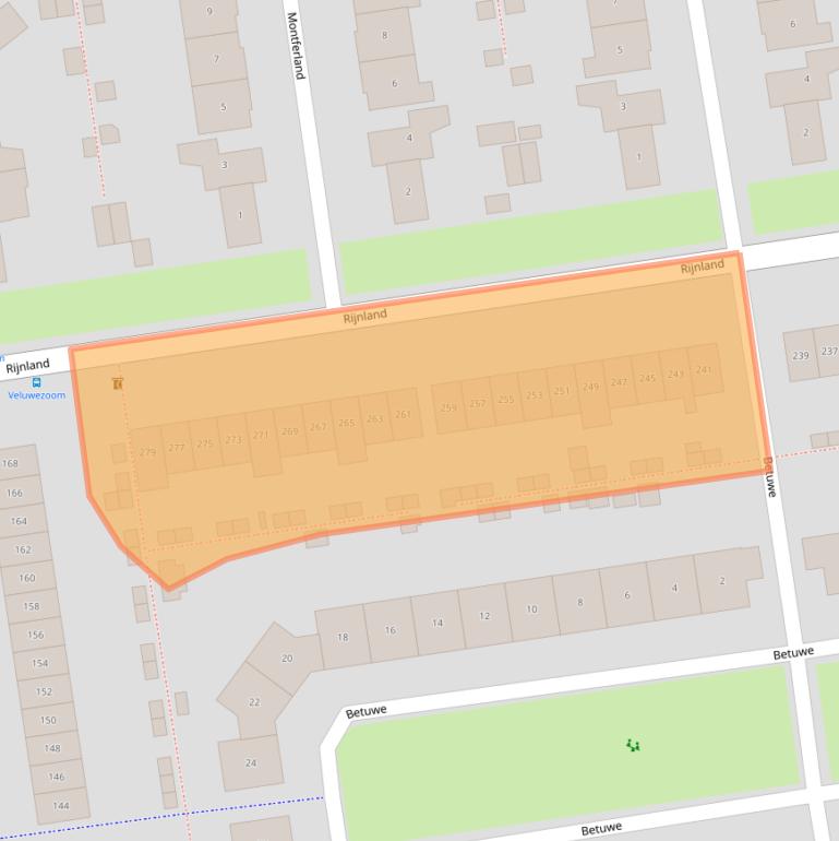 Kaart van postcodegebied 8245BJ.