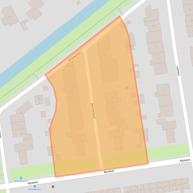 Kaart van postcodegebied 8245BM.