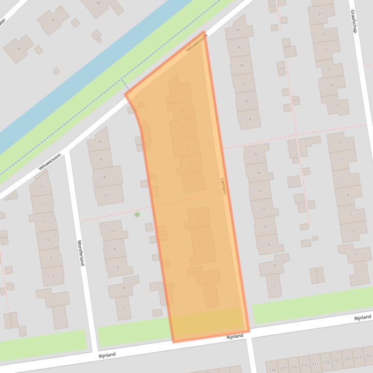 Kaart van postcodegebied 8245BN.