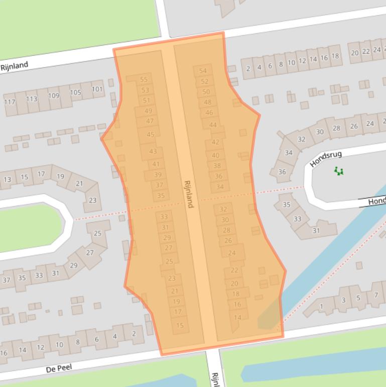 Kaart van postcodegebied 8245CV.