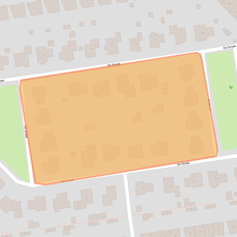 Kaart van postcodegebied 8245EB.