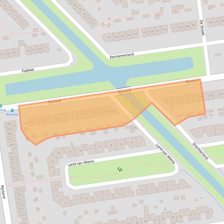 Kaart van postcodegebied 8245EG.