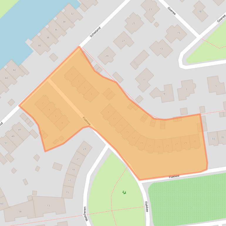 Kaart van postcodegebied 8245GC.