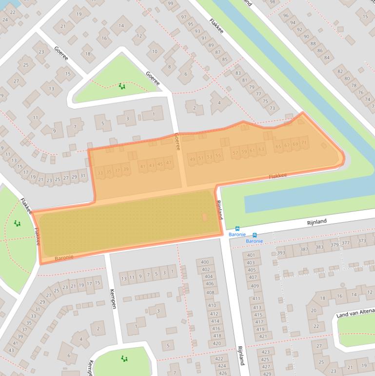Kaart van postcodegebied 8245GD.