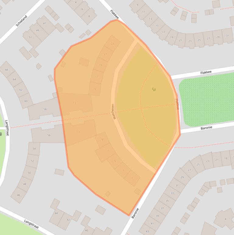 Kaart van postcodegebied 8245GL.