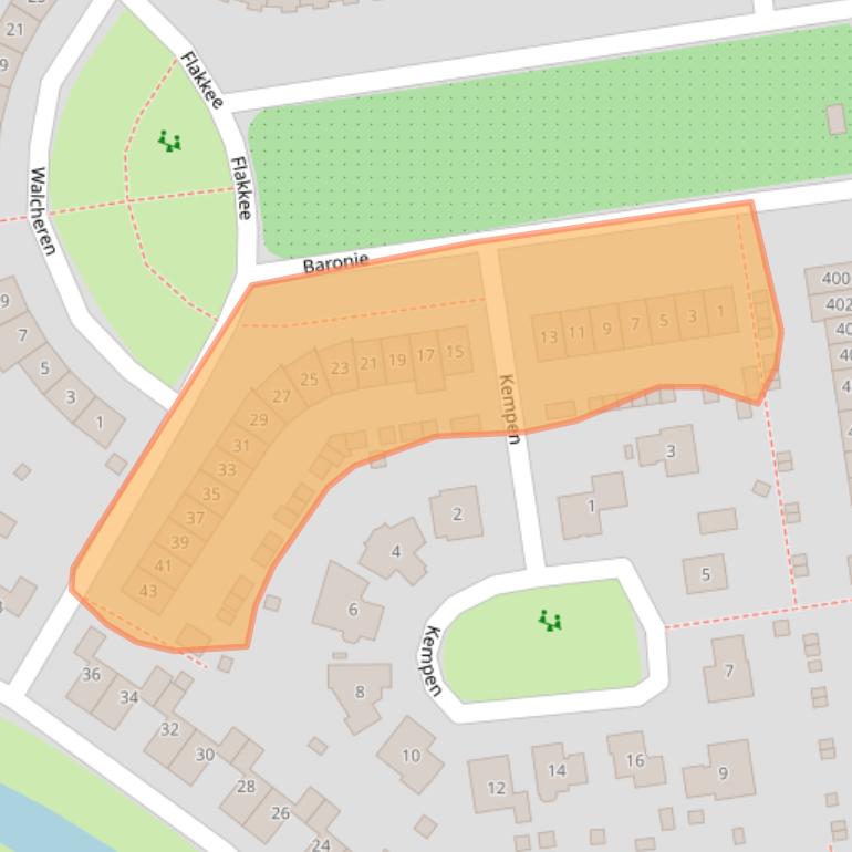 Kaart van postcodegebied 8245GM.