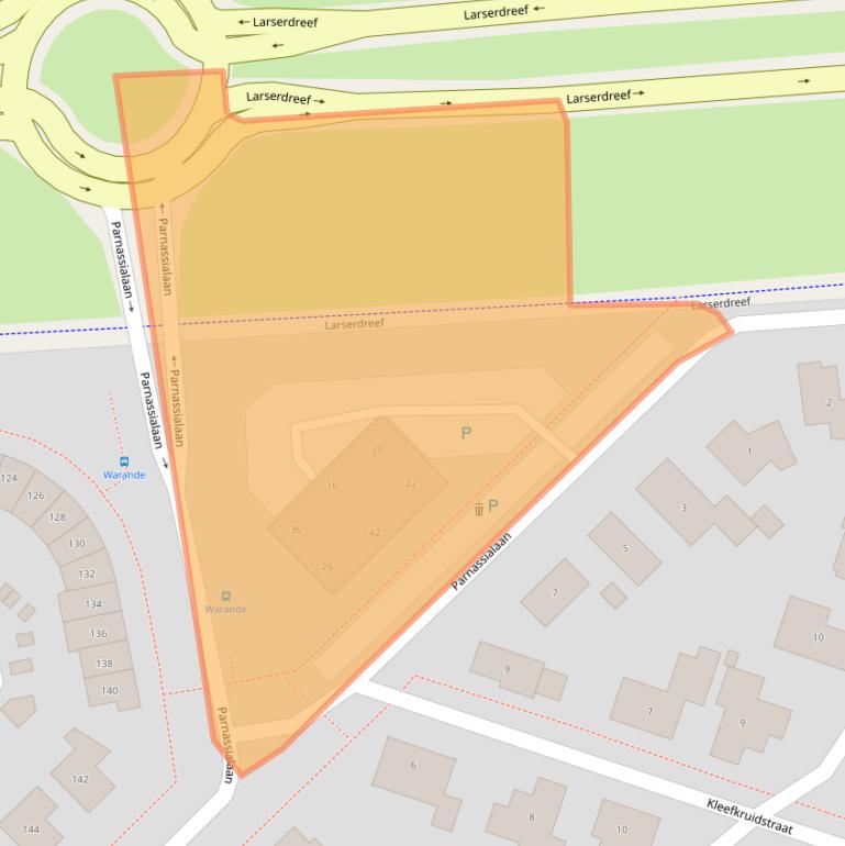 Kaart van postcodegebied 8245HC.