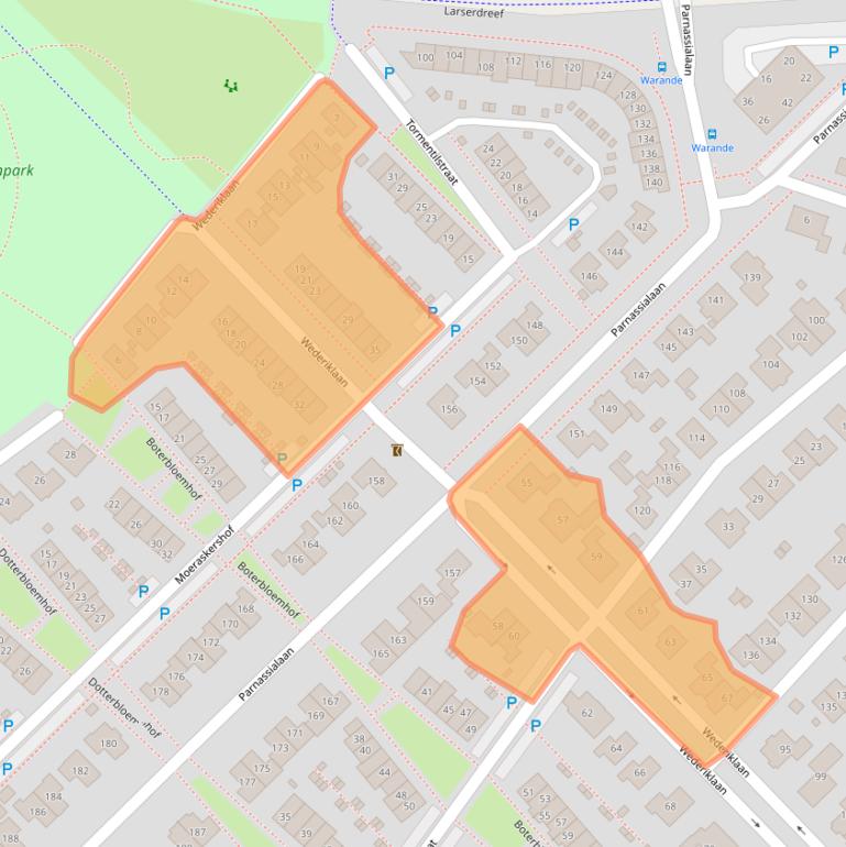 Kaart van postcodegebied 8245JB.