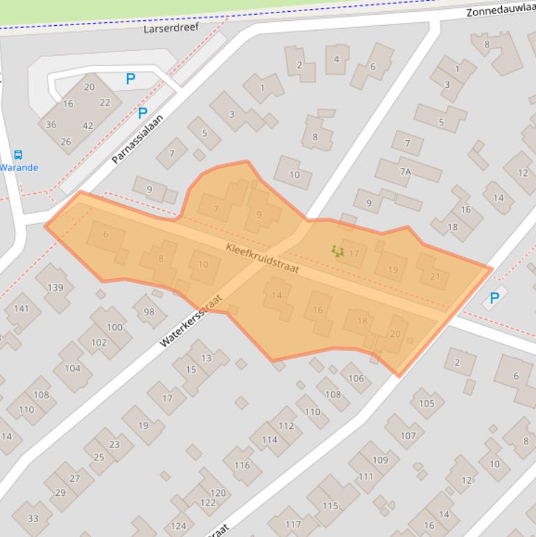 Kaart van postcodegebied 8245JM.