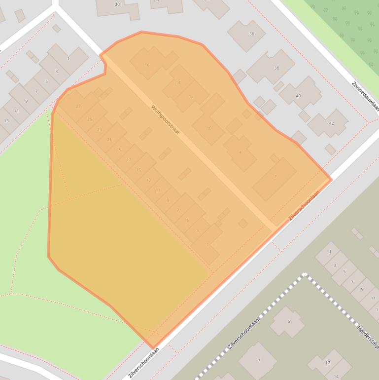 Kaart van postcodegebied 8245JS.