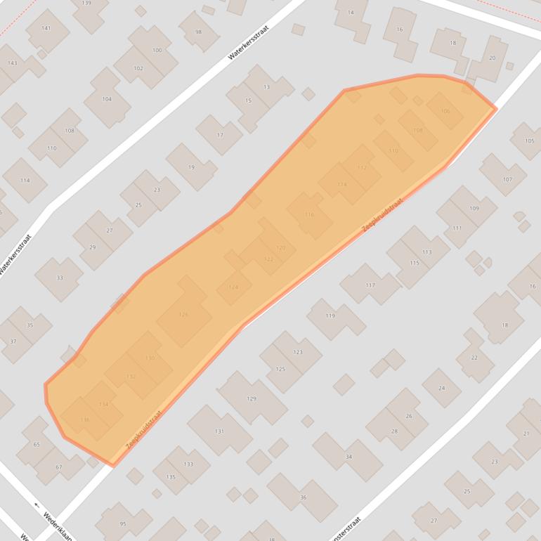 Kaart van postcodegebied 8245LJ.