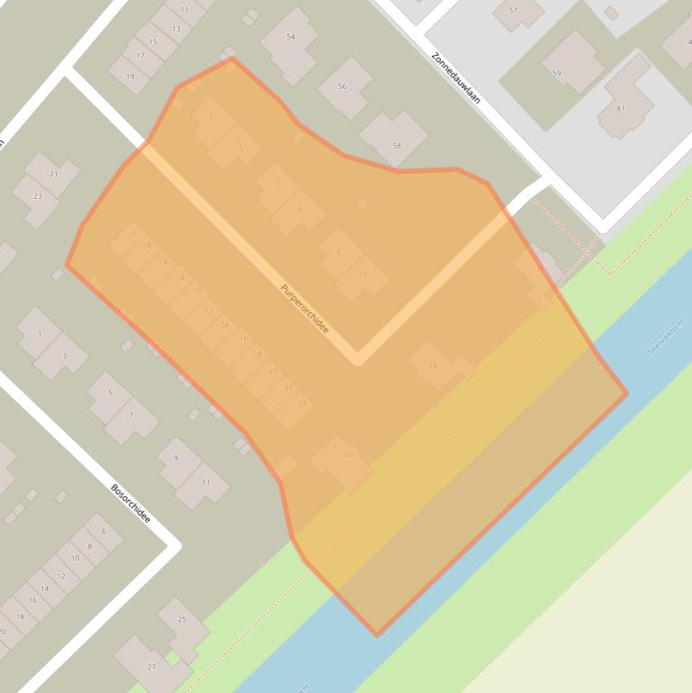Kaart van postcodegebied 8245LW.
