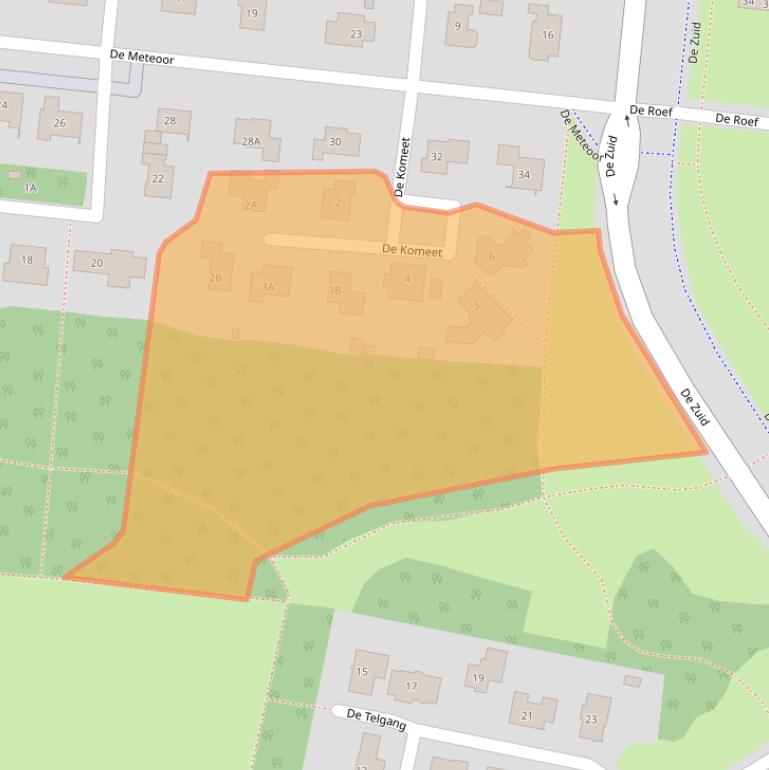 Kaart van postcodegebied 8251AC.